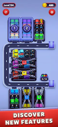 Скриншот 8 — Car Sort: Color Puzzle