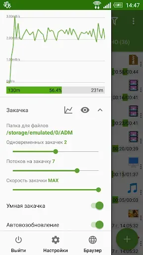 Скриншот 2 — Advanced Download Manager