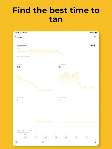 Скриншот 7 — UV Tan: Tanning & Sun Tracker