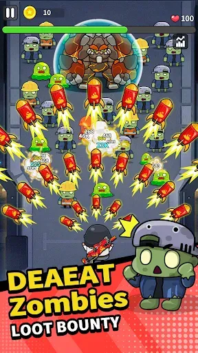 Скриншот 1 — Zombie Bag： Backpack Survivor