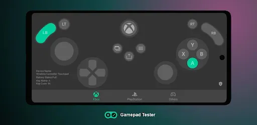 Скриншот 2 — Gamepad Tester Pro