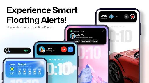 Скриншот 1 — Dynamic Notch Notification Bar