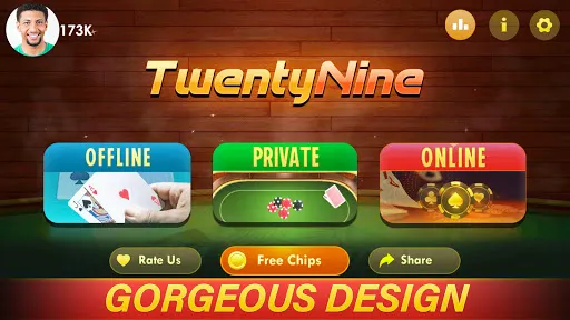 Скриншот 1 — 29 card game online play