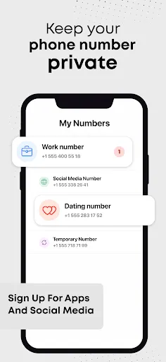 Скриншот 4 — Второй номер телефона DoCall