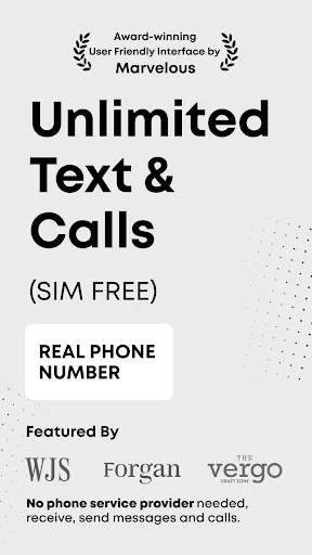 Скриншот 5 — Второй номер телефона DoCall