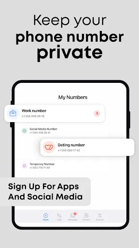 Скриншот 7 — Второй номер телефона DoCall