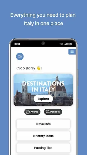 Скриншот 1 — Untold Italy Travel Guide