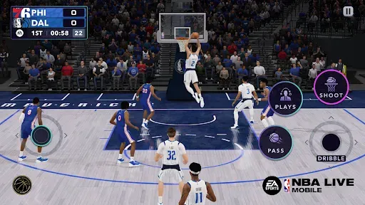 Скриншот 1 — EA SPORTS™ NBA LIVE Mobile