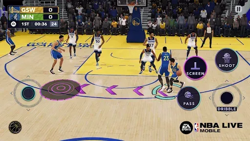 Скриншот 3 — EA SPORTS™ NBA LIVE Mobile