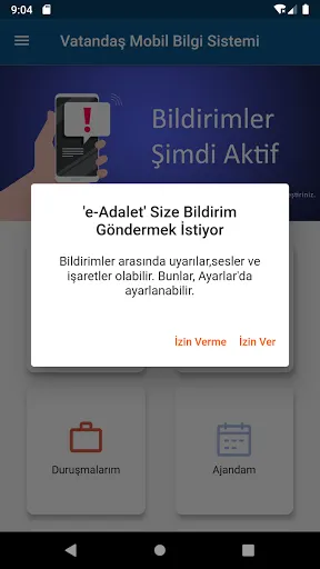 Скриншот 2 — e-Adalet Vatandaş