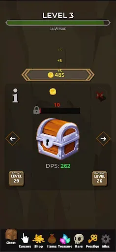 Скриншот 5 — Treasure Chest Clicker - Idle
