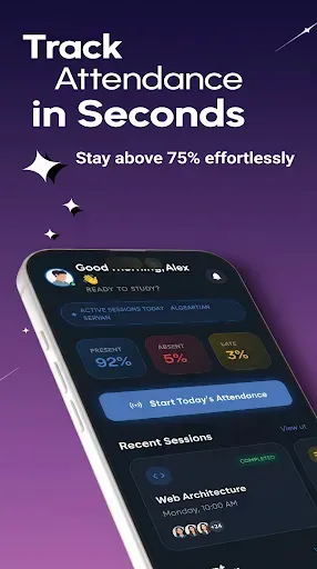 Скриншот 1 — Attenzo – Attendance Tracker