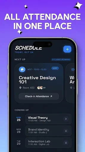 Скриншот 2 — Attenzo – Attendance Tracker
