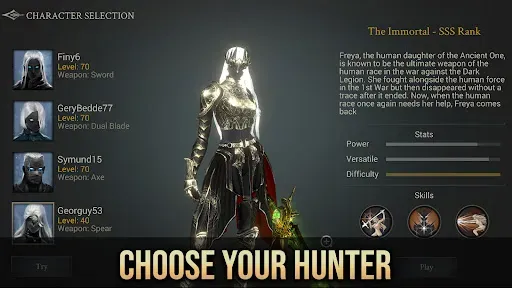 Скриншот 2 — Shadow Hunter: Offline Premium