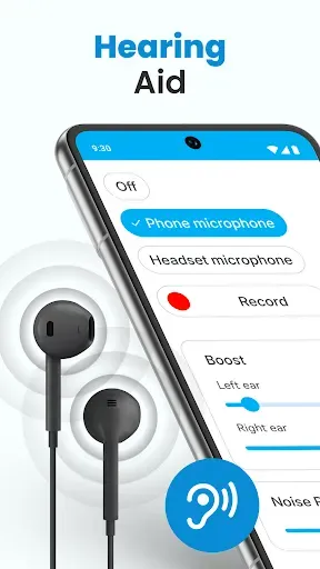 Скриншот 1 — Hearing Aid App for Android