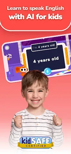 Скриншот 1 — AI Speak: Fun English for kids