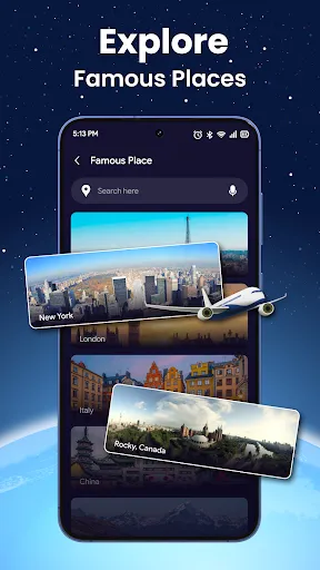Скриншот 2 — Live World Map: Satellite View
