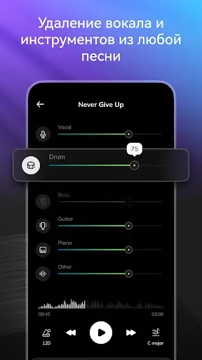 Скриншот 3 — AI Vocal Remover - MusicLab