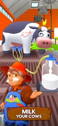 Скриншот 1 — Milk Farm Tycoon