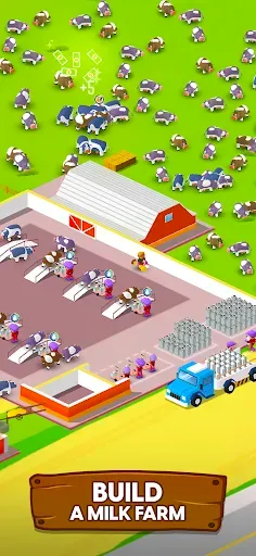 Скриншот 4 — Milk Farm Tycoon