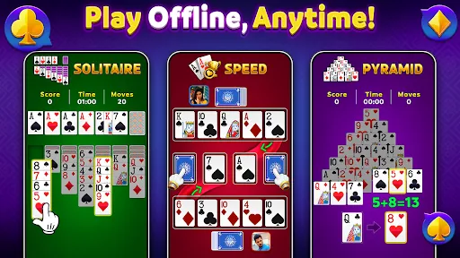 Скриншот 3 — Ultimate Offline Card Games