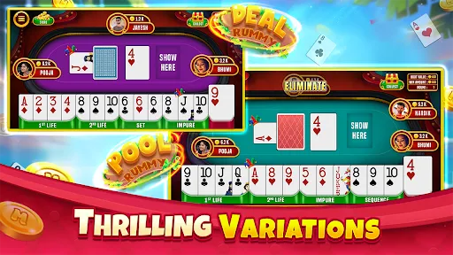 Скриншот 2 — Indian Rummy Offline Card Game