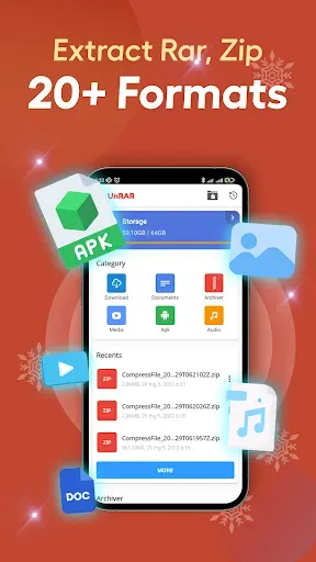Скриншот 3 — Pro 7-Zip, Unzip Rar Extractor