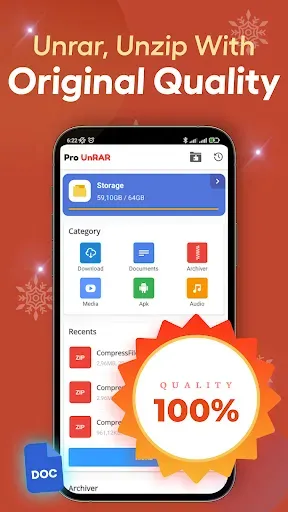 Скриншот 6 — Pro 7-Zip, Unzip Rar Extractor