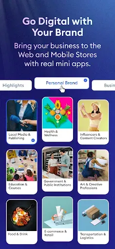 Скриншот 2 — Easyapp.ai - Mini App Maker