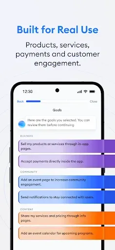 Скриншот 5 — Easyapp.ai - Mini App Maker