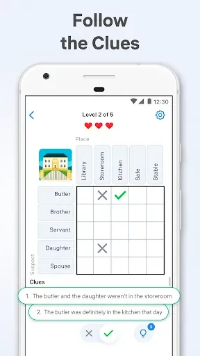 Скриншот 2 — Logic Puzzles - Brain Riddles