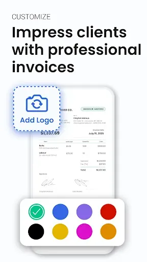 Скриншот 3 — Easy Invoice & Estimate Maker