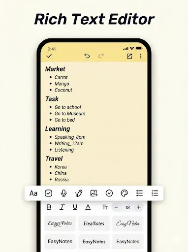 Скриншот 4 — EasyNote AI: Smart Notes