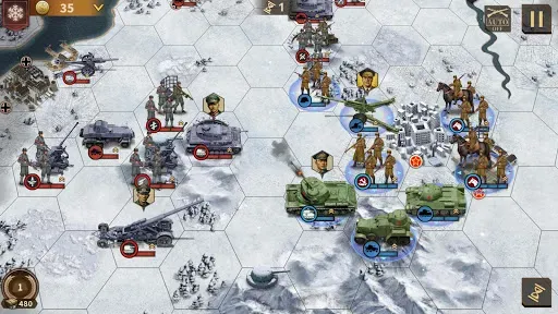 Скриншот 2 — Glory of Generals 3 - WW2 SLG