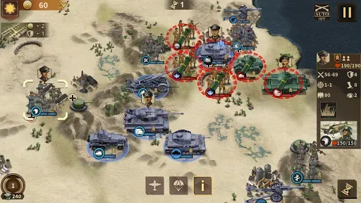 Скриншот 7 — Glory of Generals 3 - WW2 SLG