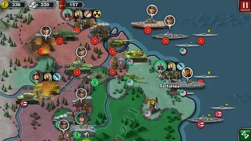 Скриншот 1 — World Conqueror 3-WW2 Strategy