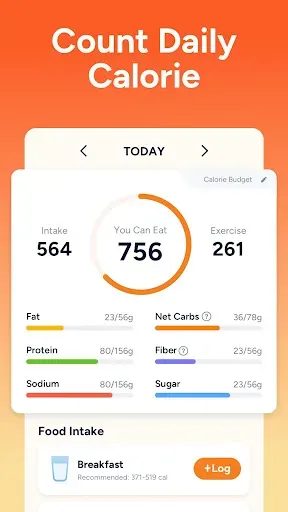 Скриншот 2 — Eato®: Calorie Counter