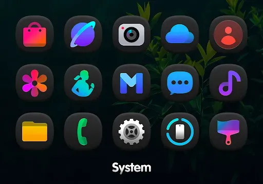 Скриншот 5 — OneDark 3D - Icon Pack