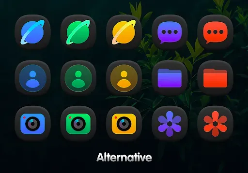 Скриншот 6 — OneDark 3D - Icon Pack
