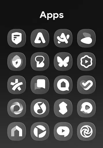 Скриншот 4 — OneGlass 8 - Icon Pack