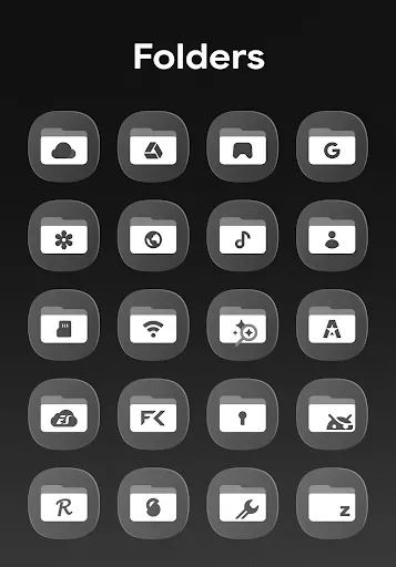Скриншот 5 — OneGlass 8 - Icon Pack