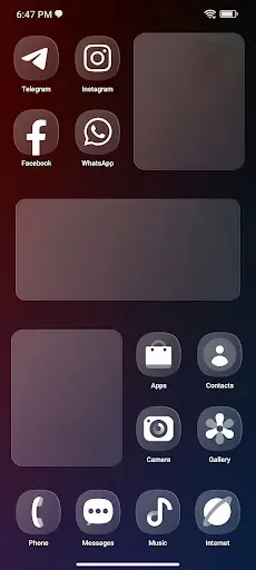 Скриншот 7 — OneGlass 8 - Icon Pack