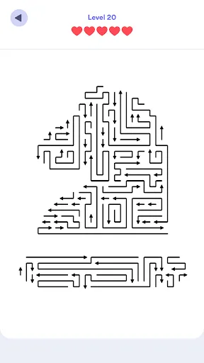 Скриншот 1 — Arrows – Puzzle Escape