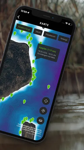 Скриншот 2 — ALLE ANGELN - App für Angler