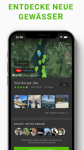 Скриншот 4 — ALLE ANGELN - App für Angler
