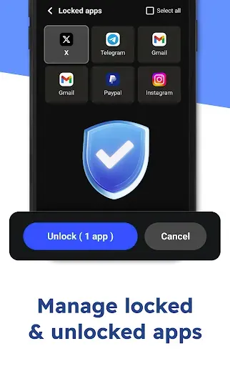 Скриншот 7 — App Lock - Fingerprint Applock