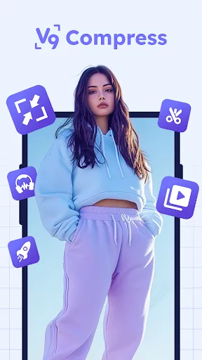 Скриншот 1 — Compress, Reduce Video Size
