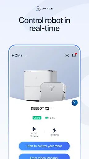 Скриншот 1 — ECOVACS HOME