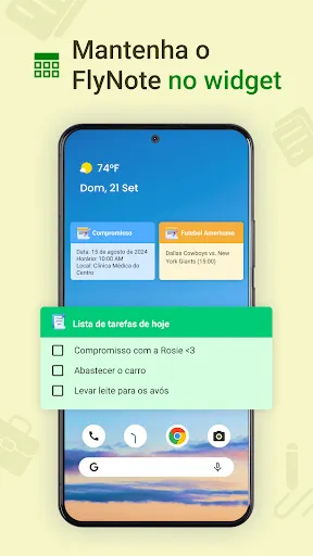 Скриншот 3 — Notas: Bloco de notas, FlyNote