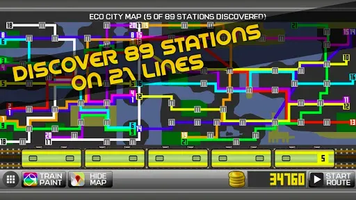 Скриншот 2 — Subway Simulator 2D